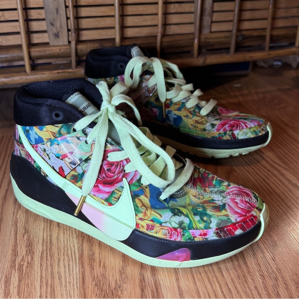 Kevin Durant Air Zoom Flowers Funk 2k20 Size 7M / 8.5W C19948 601 - Picture 3 of 10